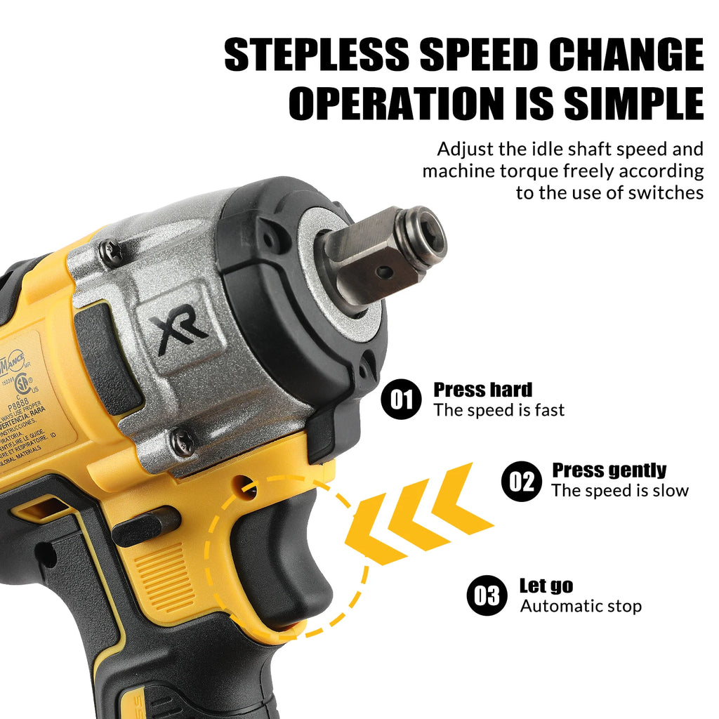 Brushless Cordless Drill Combo Kit with Lithium Battery — Household Tool Set