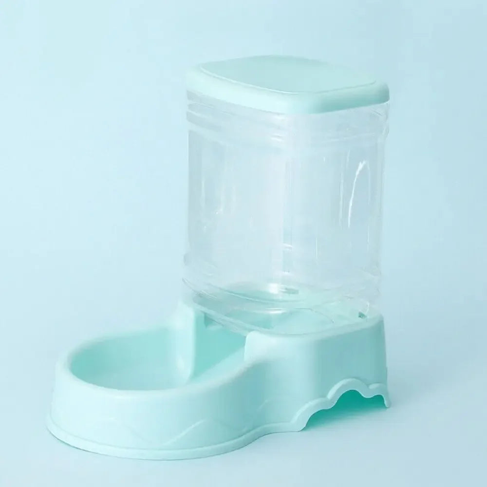 Automatic Pet Feeder & Water Fountain 3.8L (128 fl oz) PP Food Dispenser for Cats & Dogs