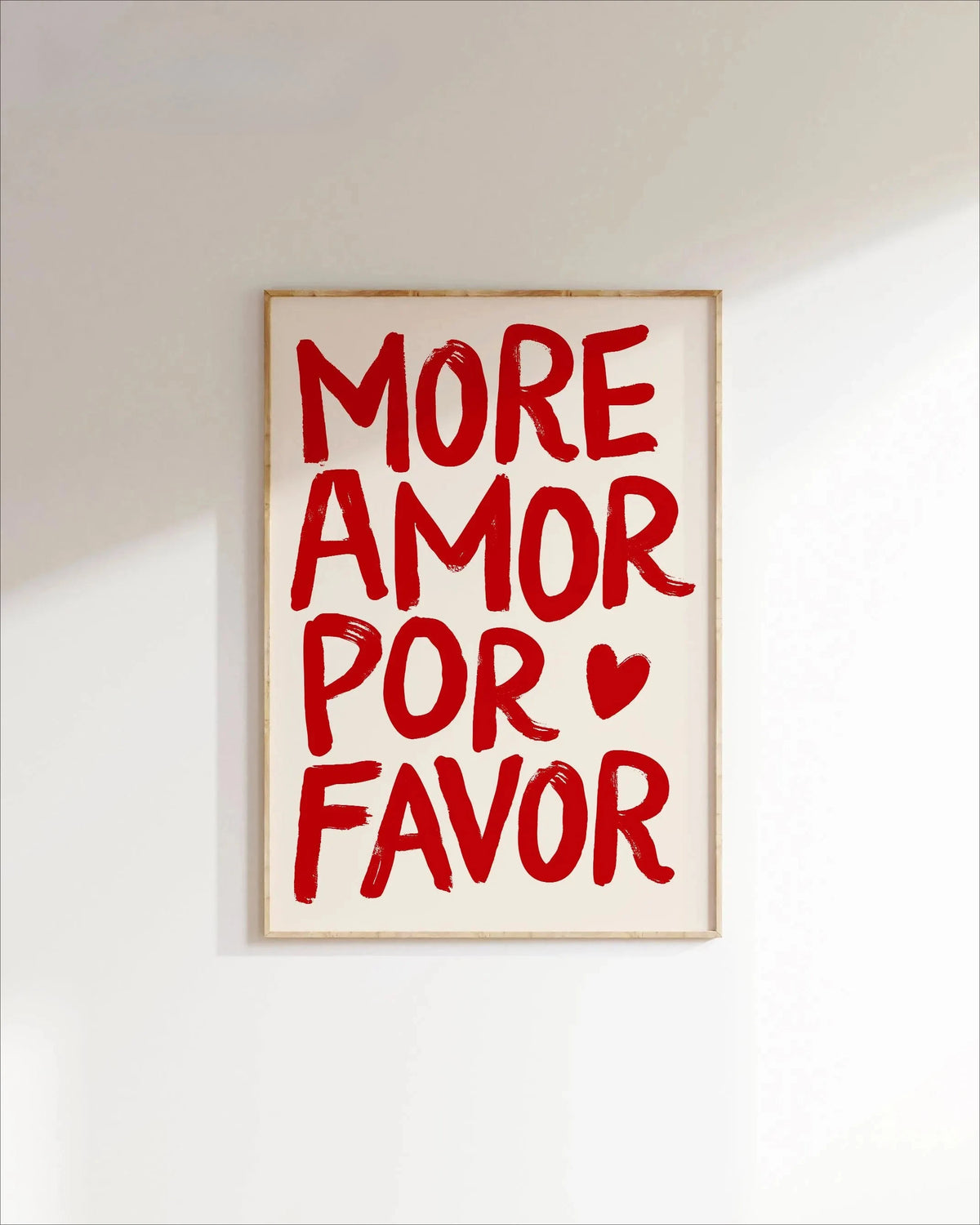 1pc Frameless Love Quote Canvas Wall Art - Pink & Blue Abstract Modern Home Decor