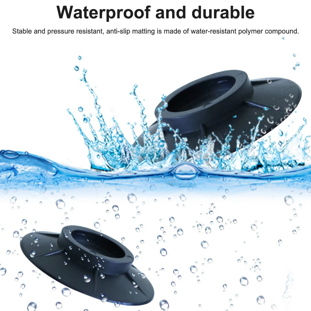 4-Pack Anti-Vibration Washing Machine Feet Pads - Rubber Non-Slip Shock Absorbing Dampers