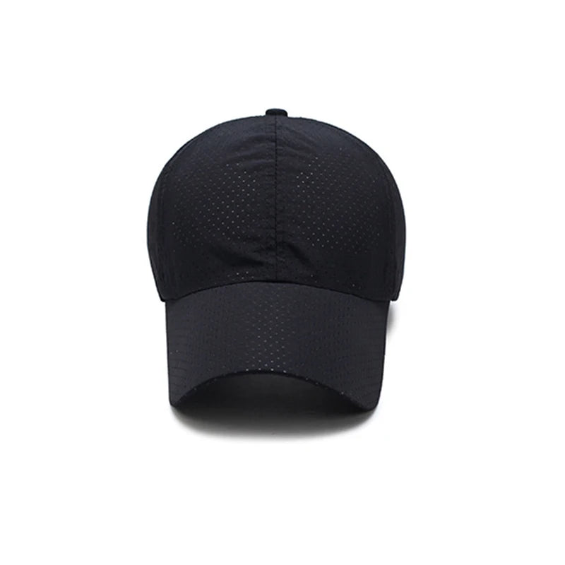 Summer Quick-Dry Baseball Cap Breathable Sun Hat for Outdoor Sports & Travel, Unisex