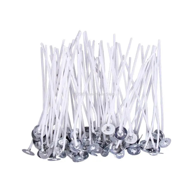100-Pack Multi-Size Cotton Candle Wicks for Glass Bottle & Aromatherapy DIY Candle Making