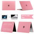 Hard Shell Protective Laptop Case for MacBook Air & Pro 13/13.6/14/16 Inch – PVC Snap-On Cover with Keyboard Cover & Screen Protector