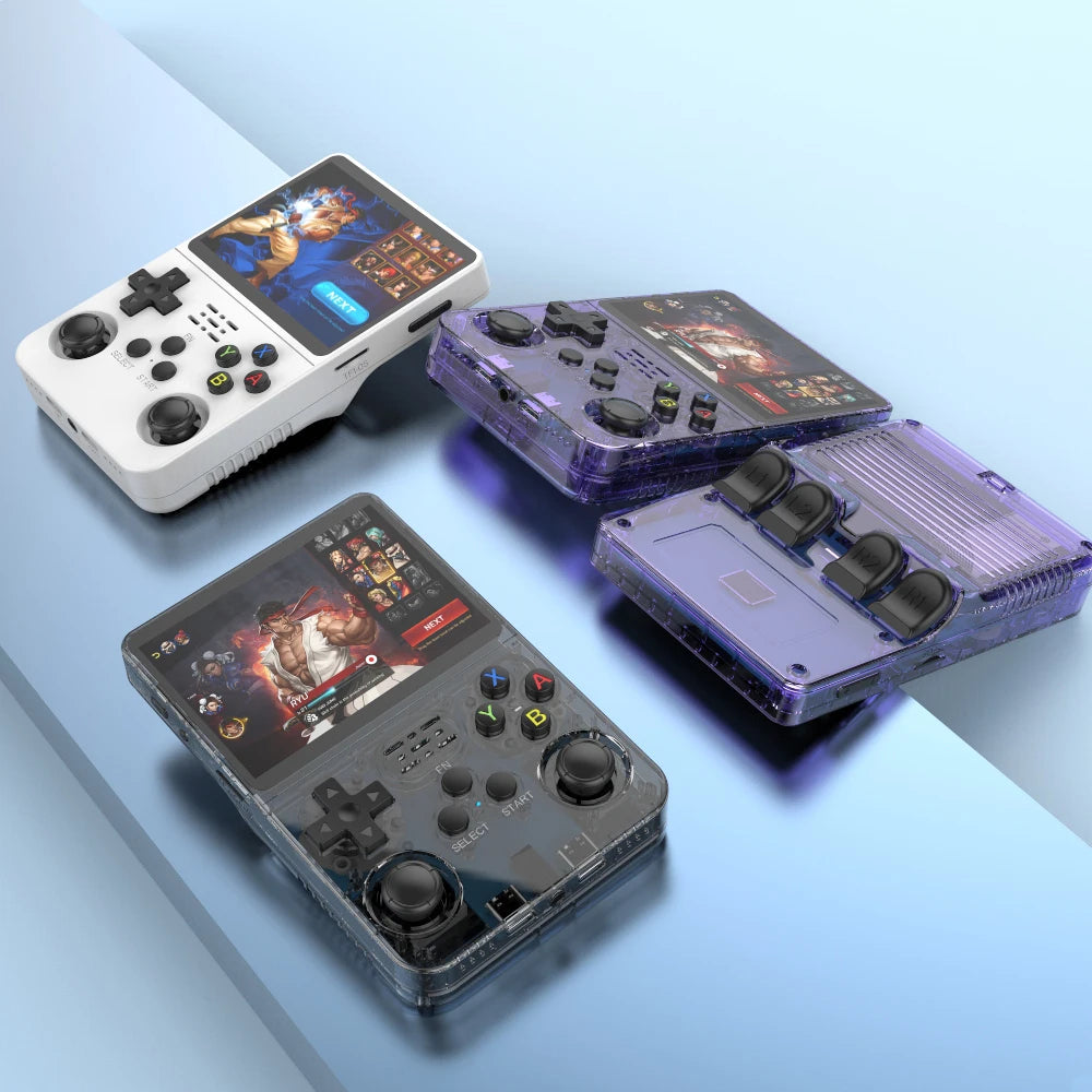 Open-Source Linux Retro Handheld Game Console 3.5-Inch (8.9 cm) IPS Screen 64GB/128GB Portable Pocket Player with 10,000 Classic Games