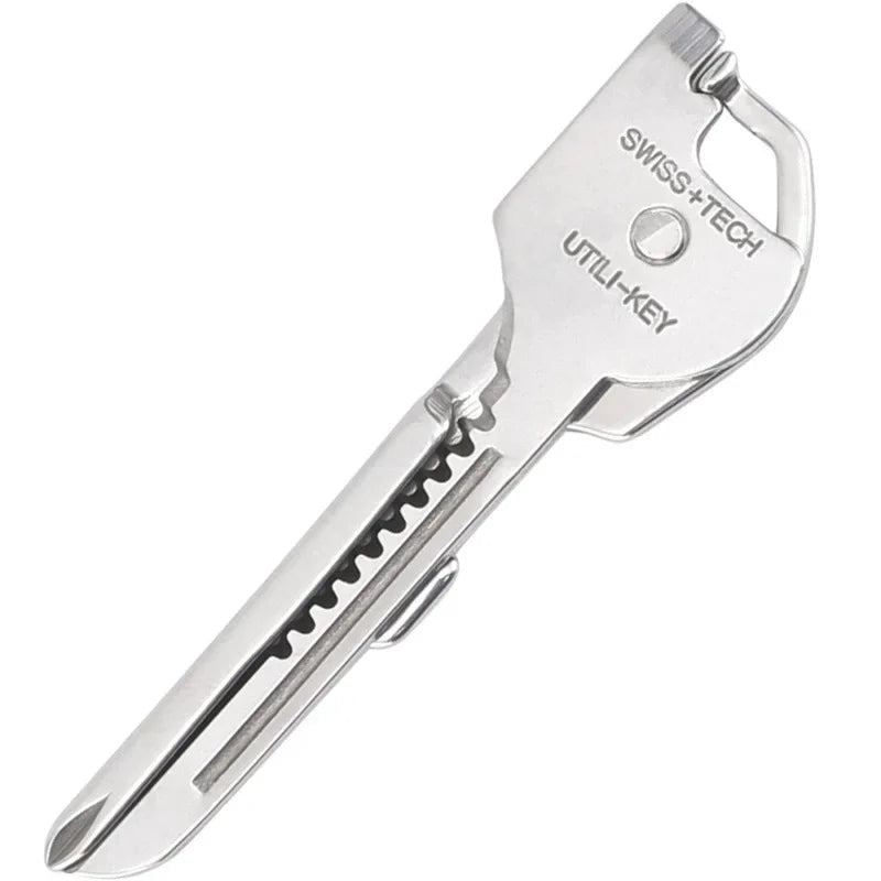 6-in-1 Folding EDC Keychain Tool - Pocket Pliers, Screwdriver & Bottle Opener