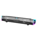 Bluetooth 5.3 USB Soundbar Computer Speakers for Laptop & PC — Stereo Surround, Subwoofer, RGB Lights, Built-In Microphone