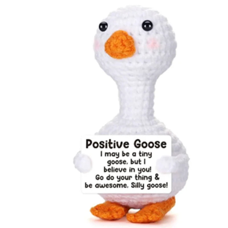 Handmade Mini Crochet Potato Plush Doll – Wool Knit Pocket Hug with Greeting Card, Funny Christmas & Holiday Home Decor Gift