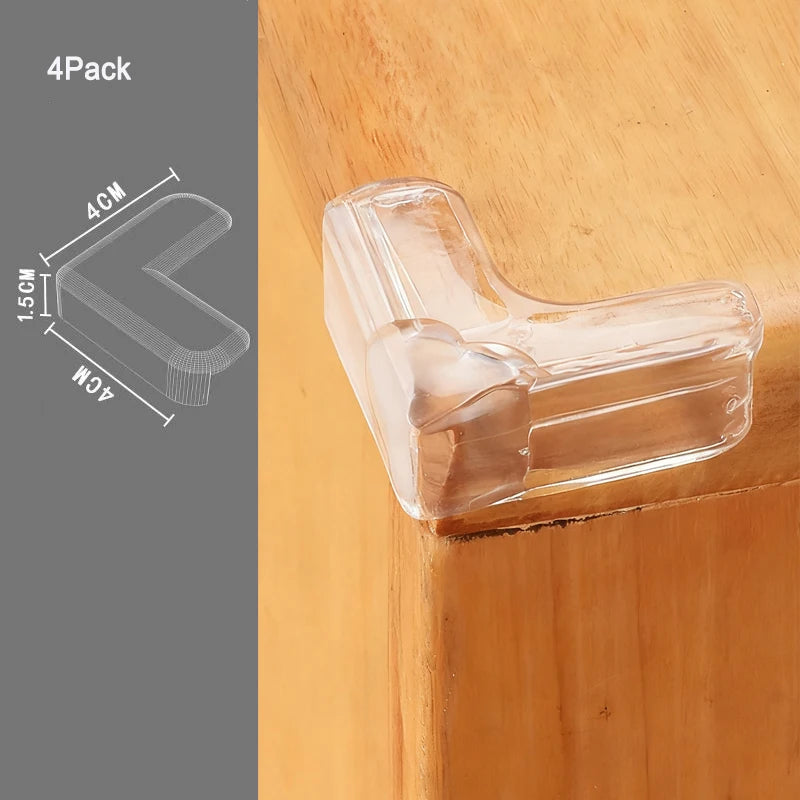 PVC Table Edge & Corner Guards — Baby Childproofing Furniture Protectors