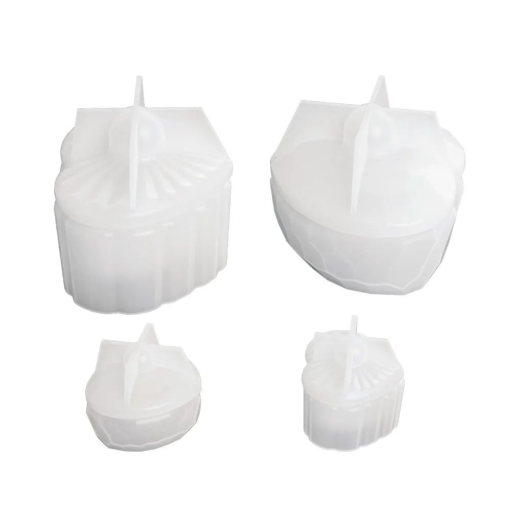 DIY Heart-Shaped Silicone Mold (1-Pack) – Love Candle Cup for Candles, Resin, Soap & Chocolate