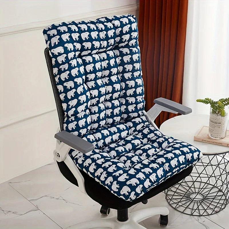 Ergonomic Lumbar Seat Cushion with Backrest Support for Office, Home & Car