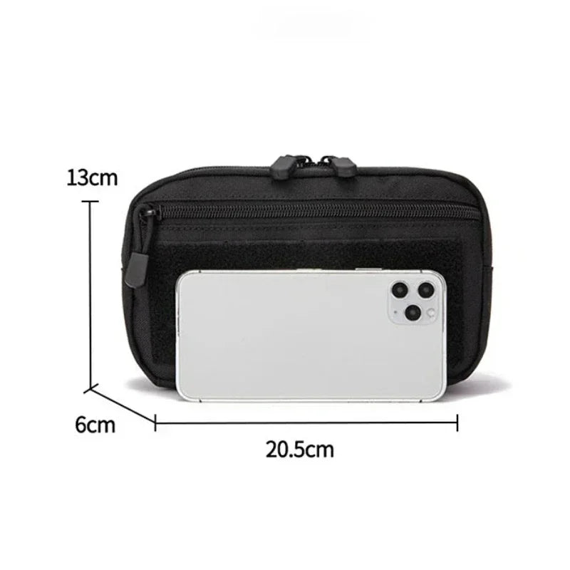 Tactical MOLLE EDC Pouch - Compact Nylon Waist Utility Pack for Phone, First Aid & EMT Gear