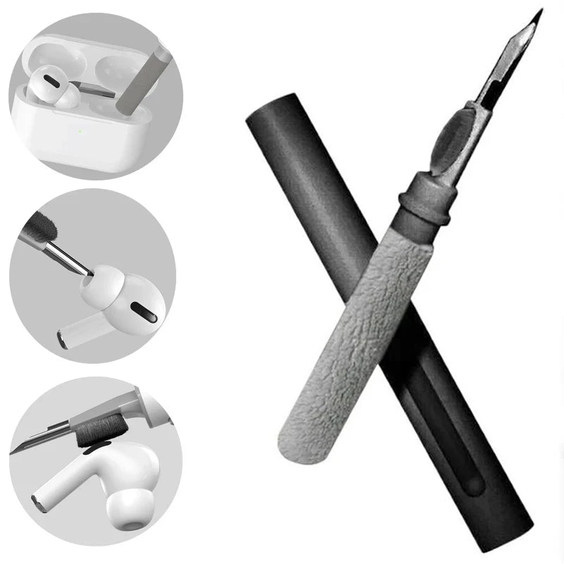 Earbuds Cleaning Kit – Cleaning Pen with Brush & Picks for AirPods, Earphones and Cases, Compatible with Xiaomi Samsung