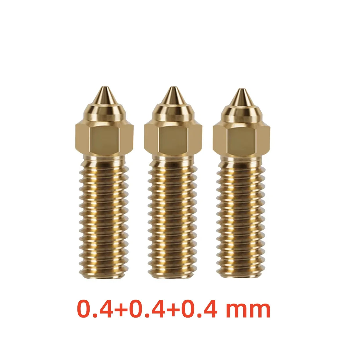 Hotend Nozzle Extruder Replacement Kit with Ceramic Heating Block 300°C (572°F) for 3D Printers