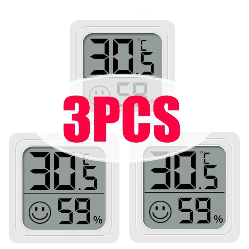 LCD Digital Thermometer Hygrometer - Indoor Temperature & Humidity Gauge Electronic Room Sensor Weather Station