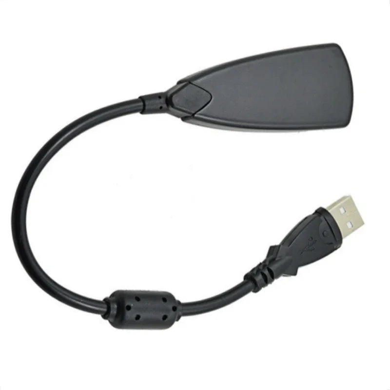 USB 7.1 External Sound Card – Virtual 7.1 Audio Adapter for PC Gaming, Plug-and-Play