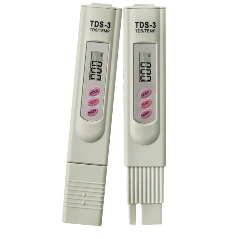 2-in-1 PPM TDS Water Meter Tester - Digital Drinking Water Quality Analyzer for Aquarium Hydroponics Pools