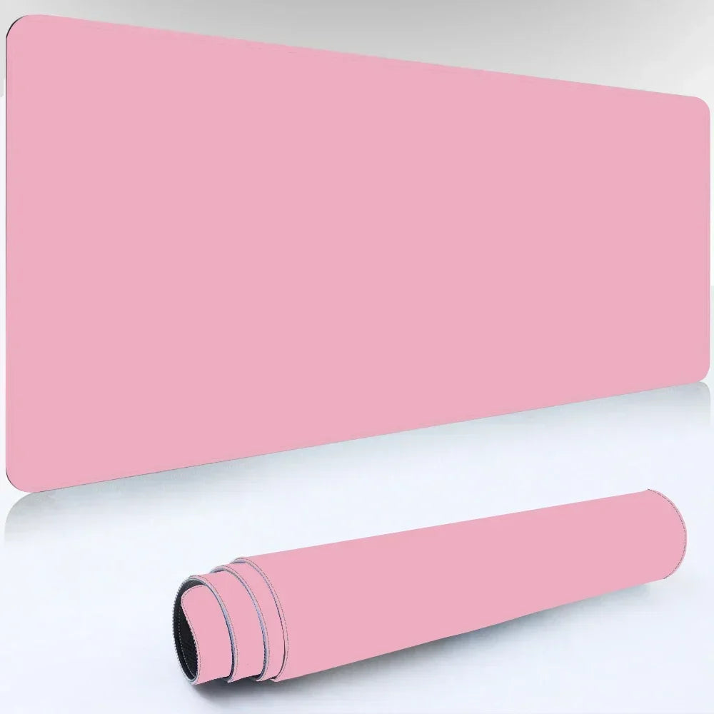 XXL Mouse Pad 900x400 mm (35.4 x 15.7 in) White Gaming Desk Mat – Waterproof Non‑Slip Stitched Edge