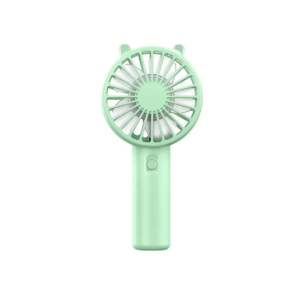 Mini USB Rechargeable Handheld Fan - Quiet Portable Cooling Fan for Desk & Travel (6.3 x 3.15 x 1.97 in / 16 x 8 x 5 cm)