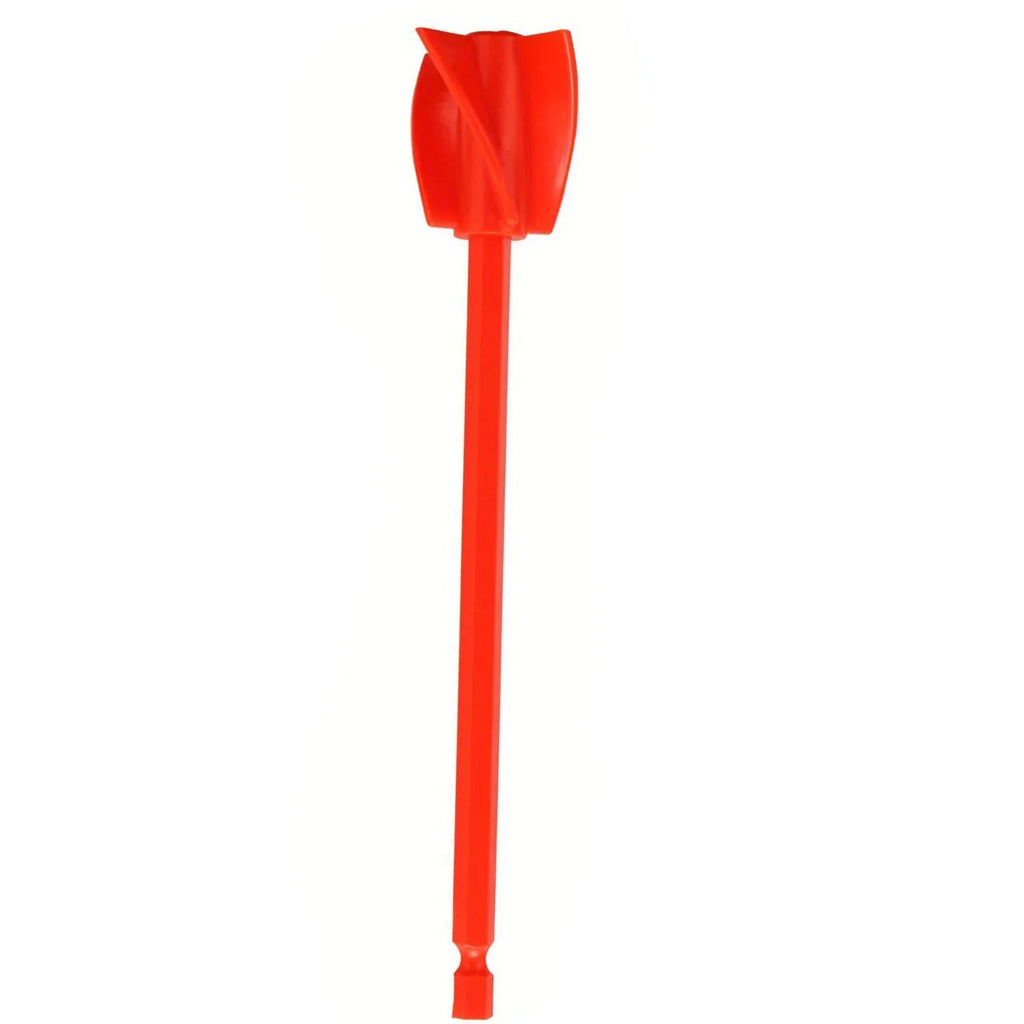 Epoxy Mixer Drill Attachment Paddle 6.5in (16.5 x 3.5 cm) Resin Paint Stirrer - Red