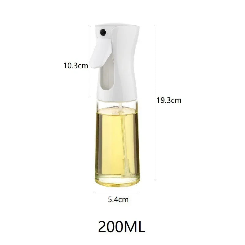 Olive Oil Spray Bottle for Cooking Reusable Food-Grade Oil & Vinegar Mister 200/300/500ml (6.8/10.1/16.9 fl oz)