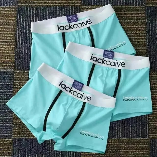 3-Pack Cotton Men's Boxers - Breathable Solid Underwear, Comfortable Fit (M-3XL)