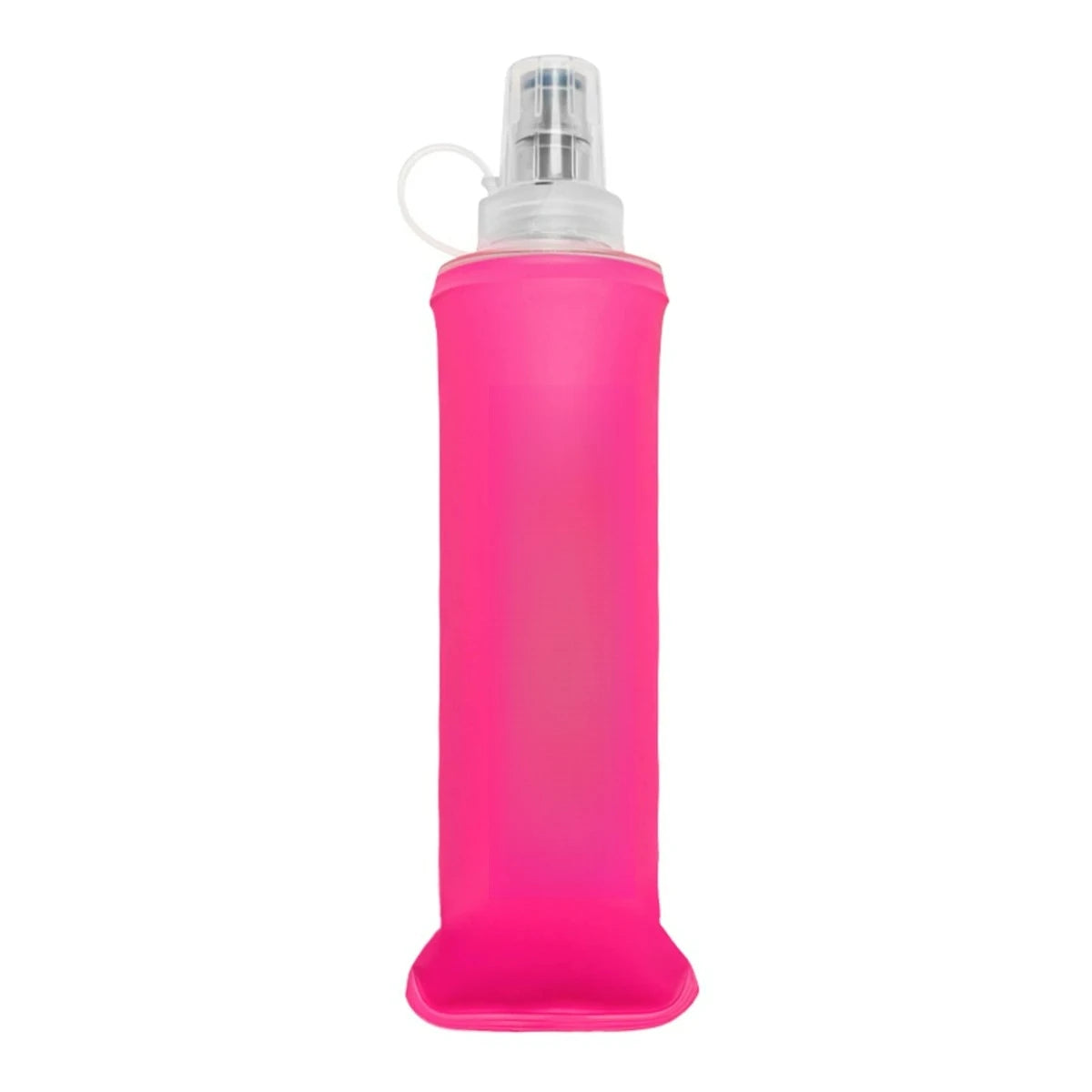 150ml/250ml/500ml (5oz/8.5oz/17oz) Collapsible Silicone Water Bottle with Bite Valve - Portable for Running Camping Hiking Travel
