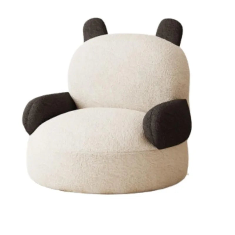Kids Panda Mini Sofa Chair - Plush Toddler Reading & Lounge Seat