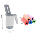 Cat Litter Scoop with Refill Bags - Self-Cleaning Litter Shovel with Waste Bin