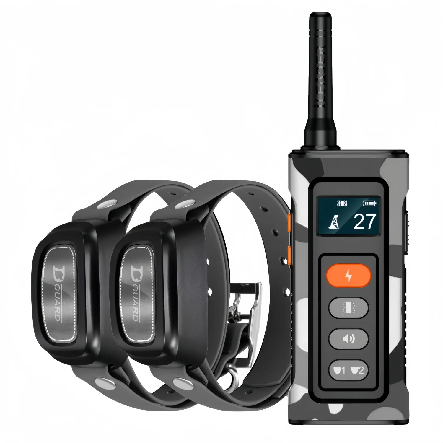 Waterproof Remote Dog Training Collar — Beep, Vibration & Shock, 3,300 ft Range (1,000 m), Adjustable for 8–150 lb (3.6–68 kg) Dogs