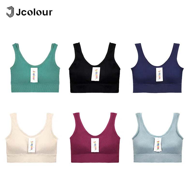 Women's Seamless Bras & Bralettes - Padded, Wire-Free Sports Bra Tops