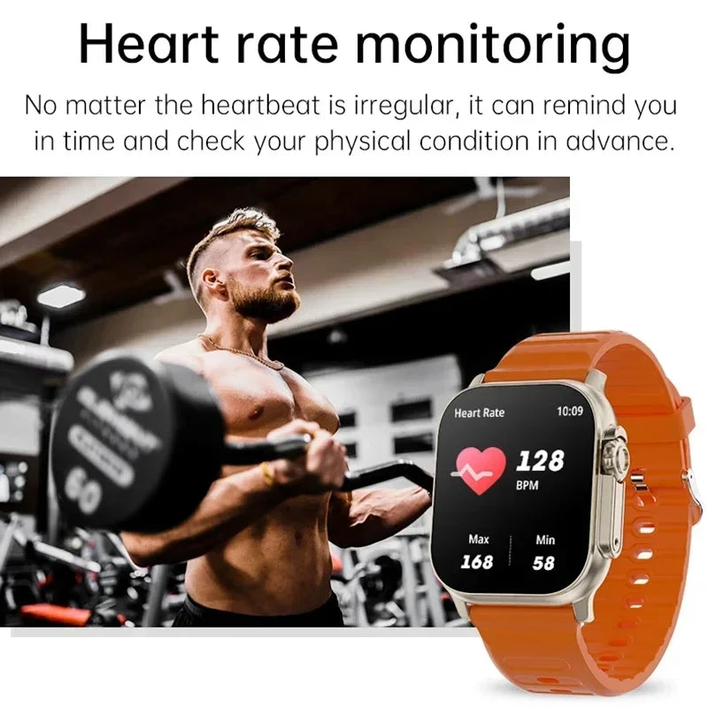 2.2-Inch (5.6 cm) AMOLED Smartwatch – Bluetooth Calling, Message Alerts, Heart Rate & SpO2 Monitor, GPS Fitness Tracker for Android iOS