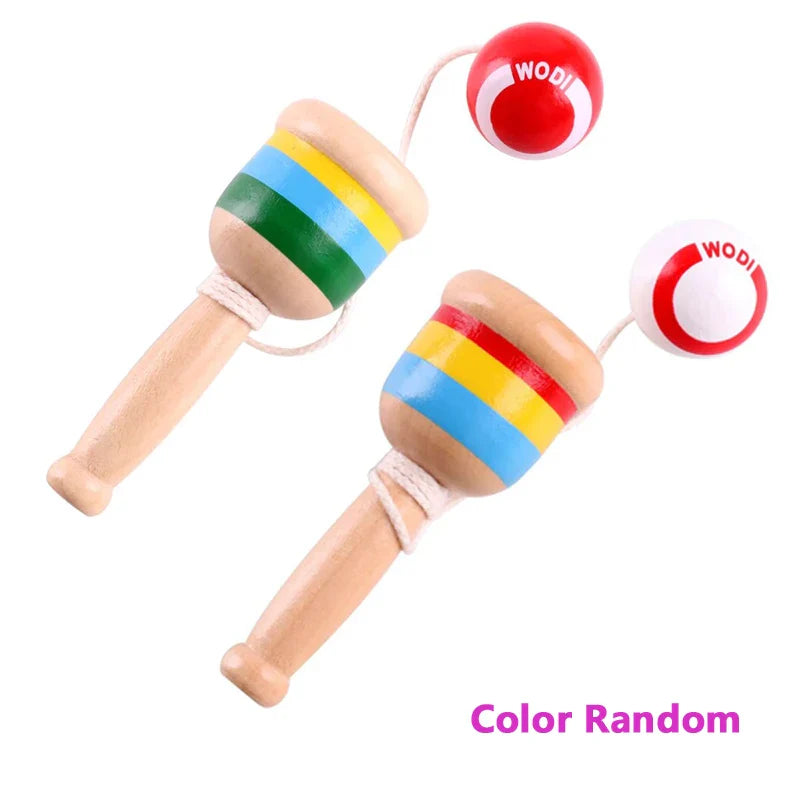 Montessori Wooden Cup-and-Ball Toy – Throw & Catch Skill Game for Kids, Hand-Eye Coordination Educational Toy Ages 3+