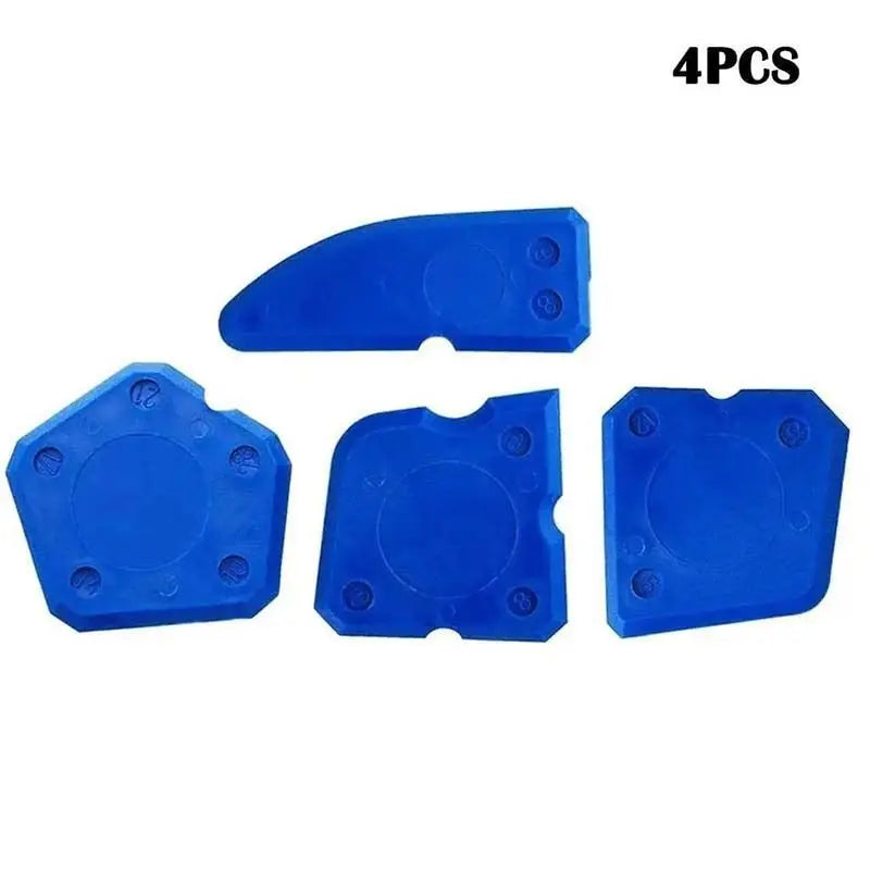 4-Piece Silicone Caulking Tool Set for Sealant Spreading, Smoothing & Easy Cleanup