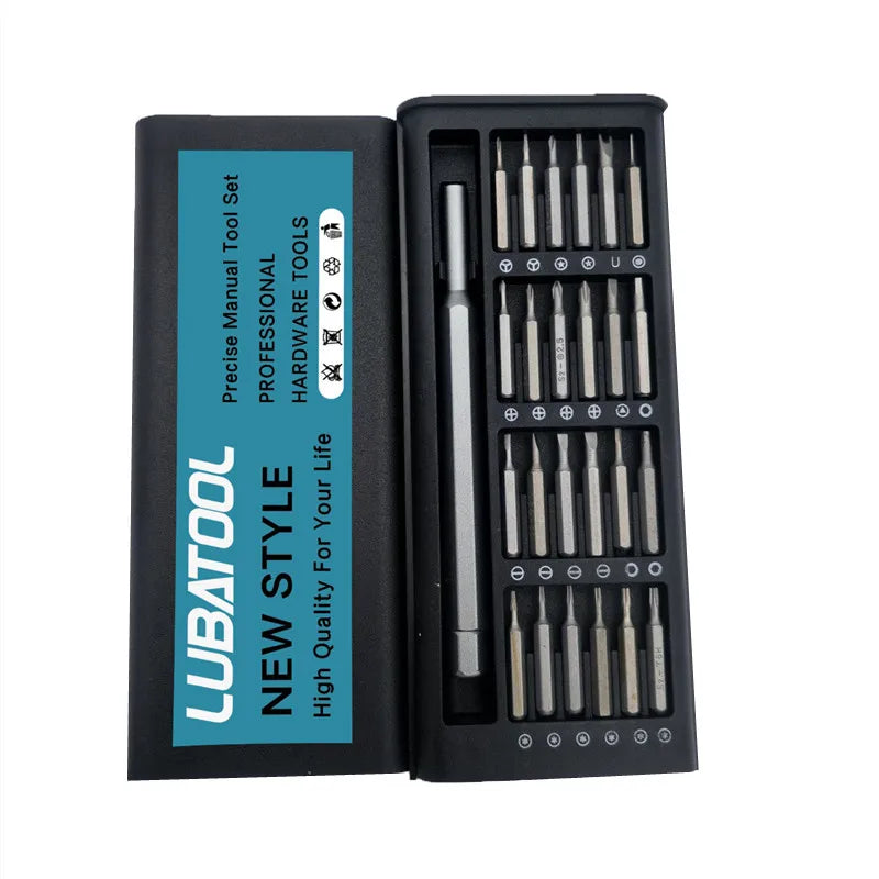 25-in-1 Precision Magnetic Screwdriver Set Phillips Torx Bit Repair Kit for iPhone Watch Camera