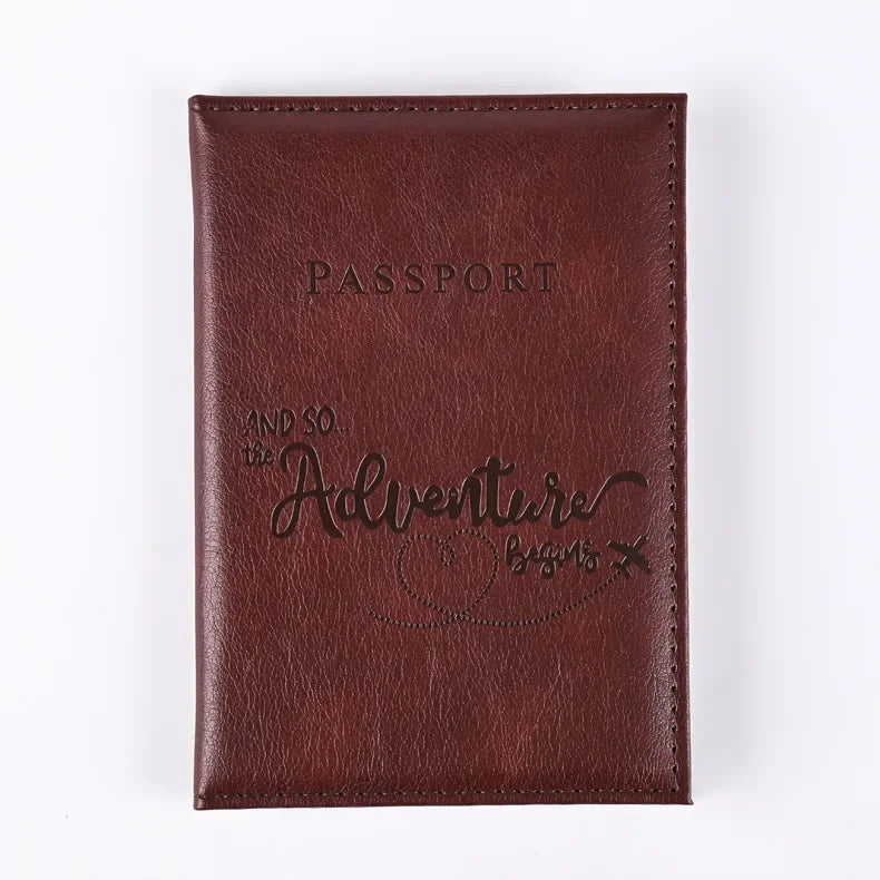 PU Leather Passport Holder Wallet – Travel Passport Cover & Card Case for Women and Men