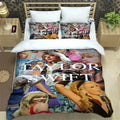 Luxury 3D Print Microfiber Duvet Cover Set with 2 Pillowcases – 100% Polyester Soft Breathable Bedding, Perfect Birthday Gift