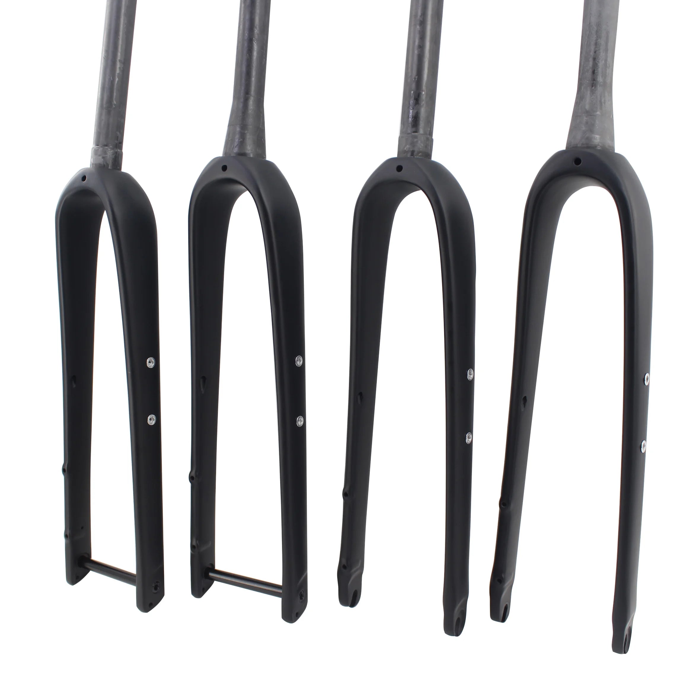 700C UD T800 Full Carbon Road & Gravel Bike Fork — Disc Brake, Luggage Carrier Mount, 45mm Offset