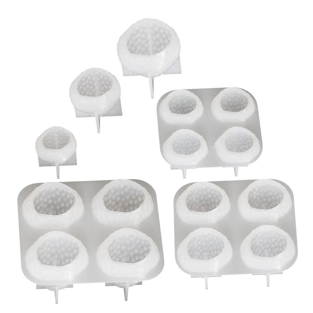 3D Strawberry Silicone Candle Mold - Cute Fruit DIY Candle Making Kit for Valentine's Day, Weddings & Home Decor