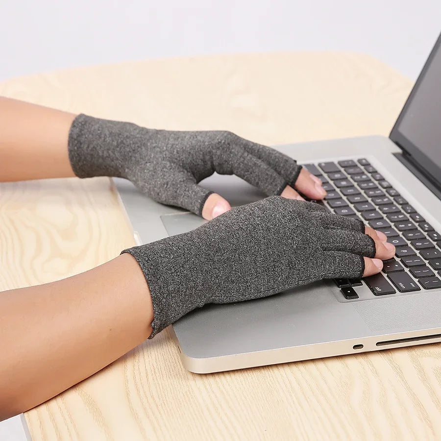 Compression Arthritis Gloves Wrist Support for Joint Pain Relief - Unisex Therapy Hand Brace
