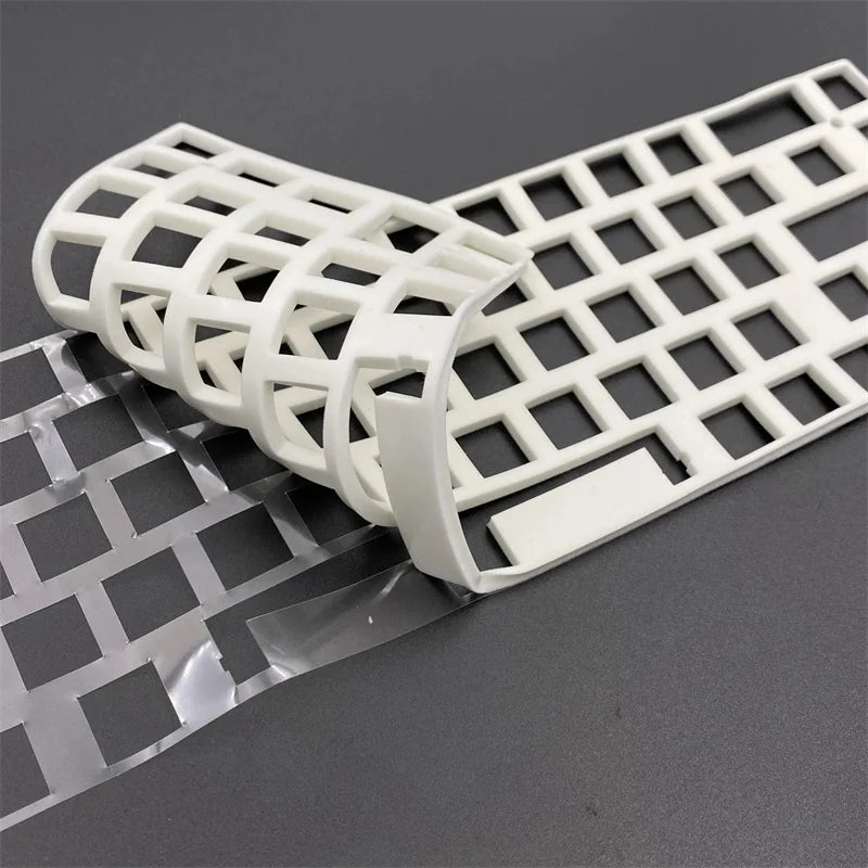 Poron Sandwich Foam Keyboard Dampening Pads — Soft Sound-Absorbing Switch Dampeners for 60/61/63/64/68/75/84/87/96/98/100/104/108-Key Layouts