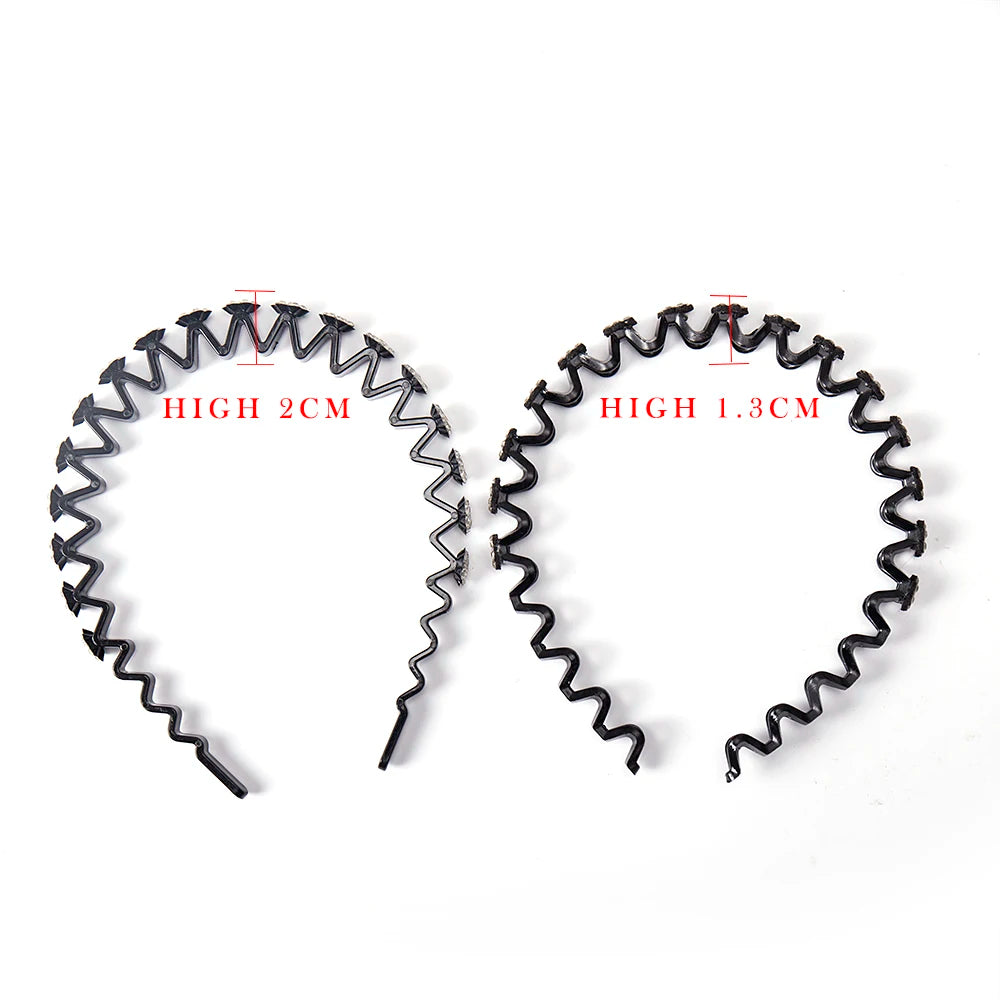 Pearl Rhinestone Non-Slip Elastic Flower Headband for Girls & Women