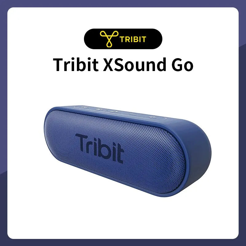 Portable Bluetooth Speaker 16W (Bluetooth 5.3) IPX7 Waterproof — Enhanced Bass, 24‑Hour Playtime, USB‑C & AUX for Camping & Parties