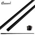 Carbon Fiber Pool Cue Shaft - Low Deflection Pro Taper, 26.4–30.1 in (670–765 mm) Replacement Spare Shaft for Billiards