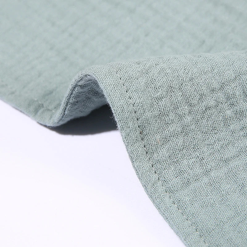 Baby Muslin Gauze Burp Cloth 30 x 30 cm (12 x 12 in) Cute Cat Double-Layer Cotton Saliva & Soothing Towel