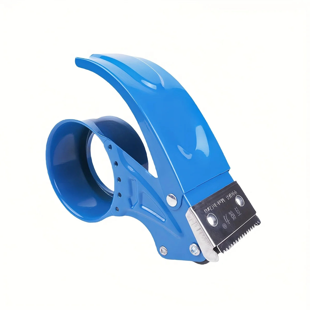 Handheld Metal Packing Tape Dispenser – Heavy-Duty 6 cm (2.36 in) Wide Shipping Tape Cutter, Reusable & Replaceable
