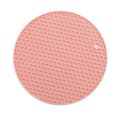 Silicone Heat-Resistant Trivet Mat 7 in (17.8 cm) Round Non-Slip Pot Holder & Countertop Protector - 1-Pack