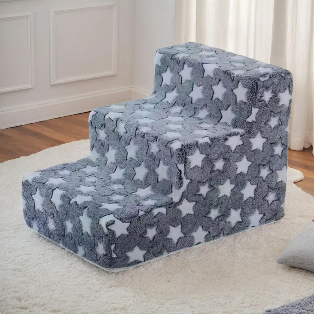Removable Washable Pet Stairs for Cats & Small Dogs — Non-Slip Sofa & Bed Ramp