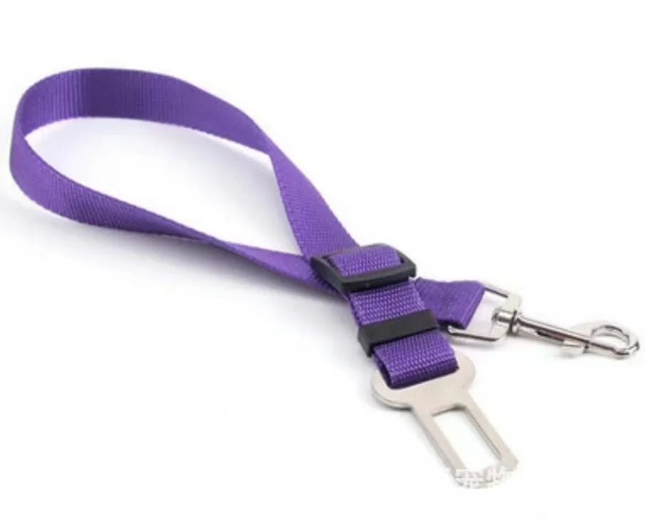 Adjustable Pet Car Seat Belt for Dogs & Cats – Universal Safety Buckle, 17.7–28.3 in (45–72 cm)