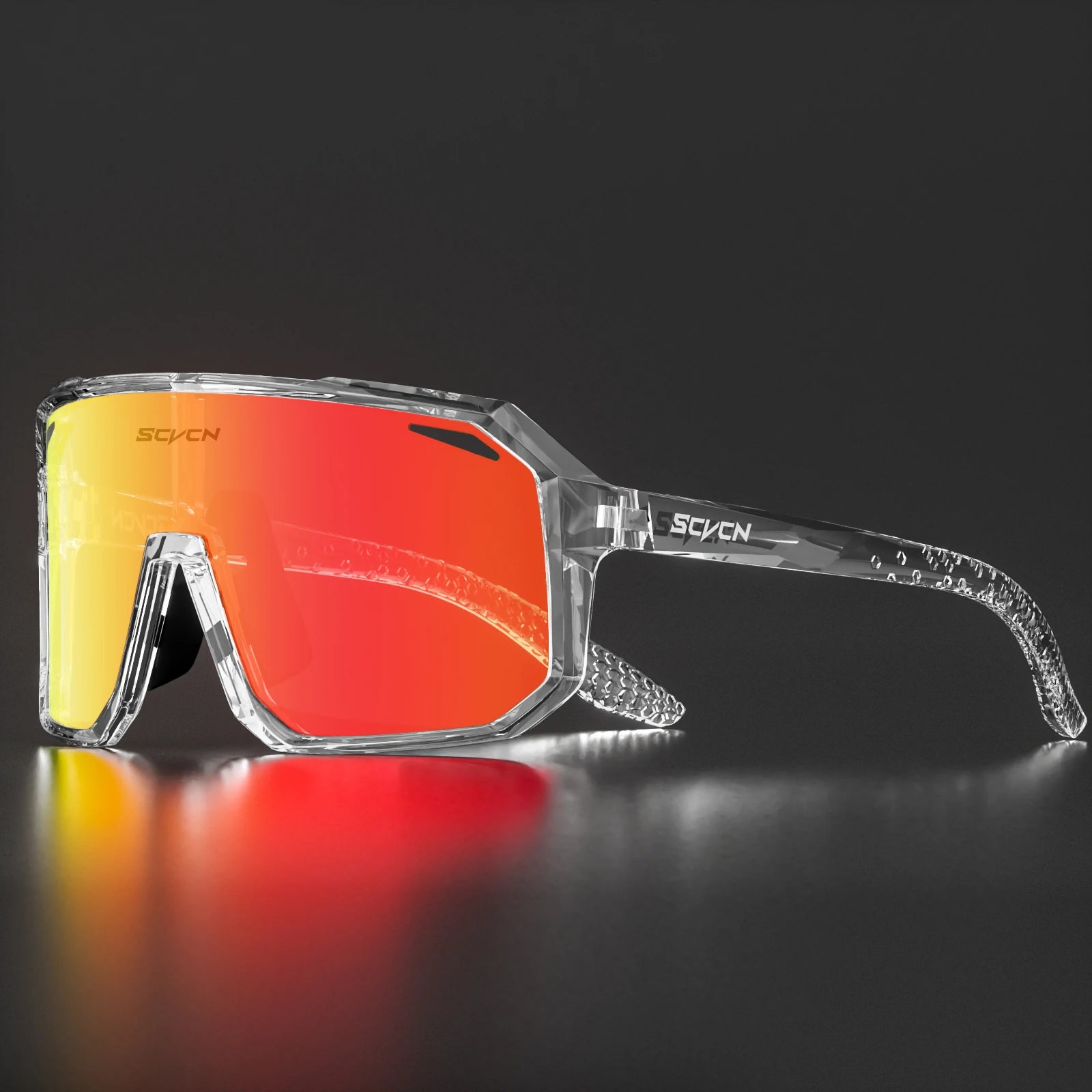 Unisex UV400 Cycling Sunglasses Polycarbonate Sports Glasses for MTB & Road Bike