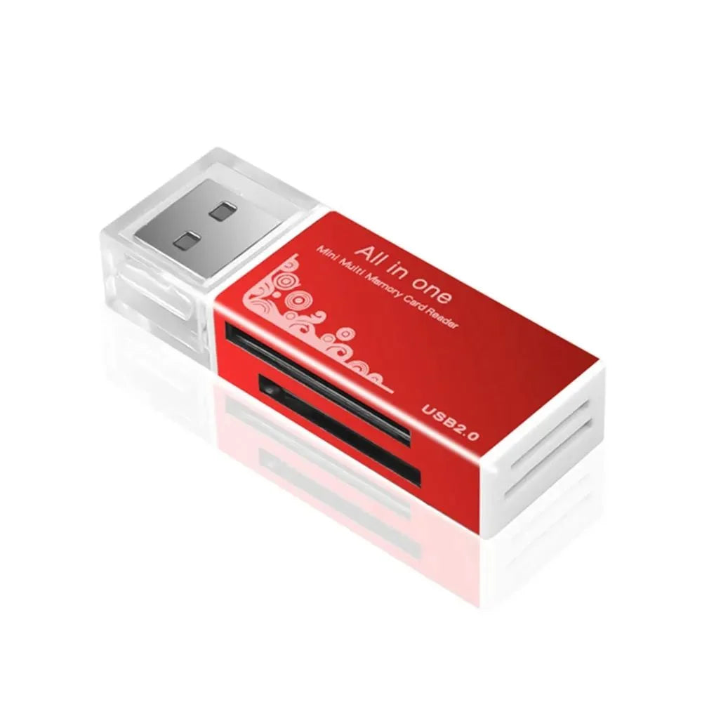 USB 3.0 2-in-1 Multi-Function Card Reader Micro SD TF & USB Flash Drive Adapter for PC Laptop
